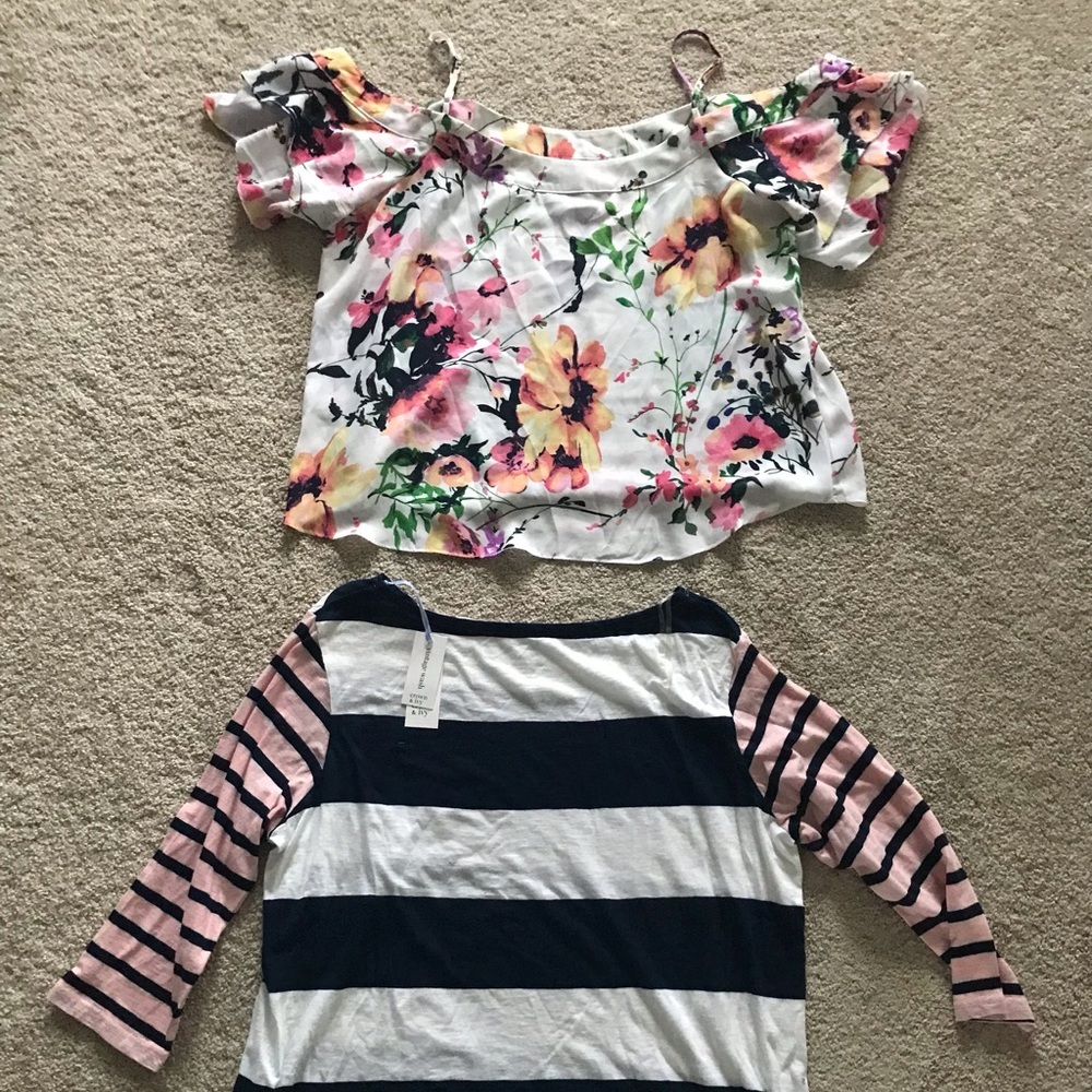 NY&Co Blouse (Like New) & Crown & Ivy 3/4 Sleeve Top (NWT) Size XXL